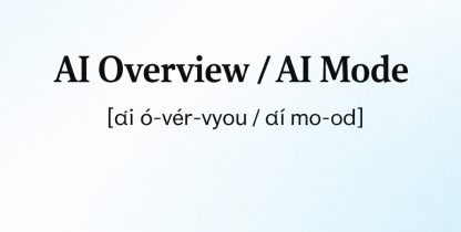 Vignette article AI Overview / AI Mode