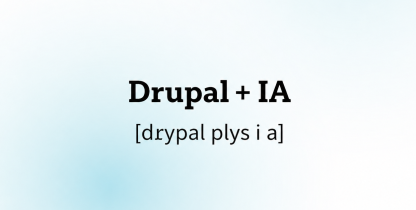 Vignette article Drupal et IA