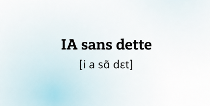 Vignette article IA sans dette