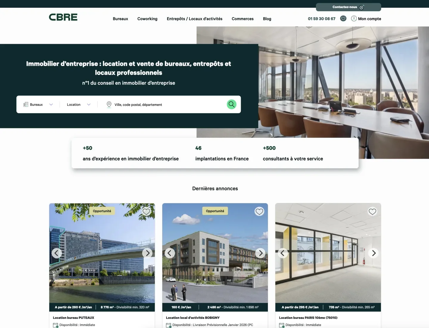 Capture site CBRE
