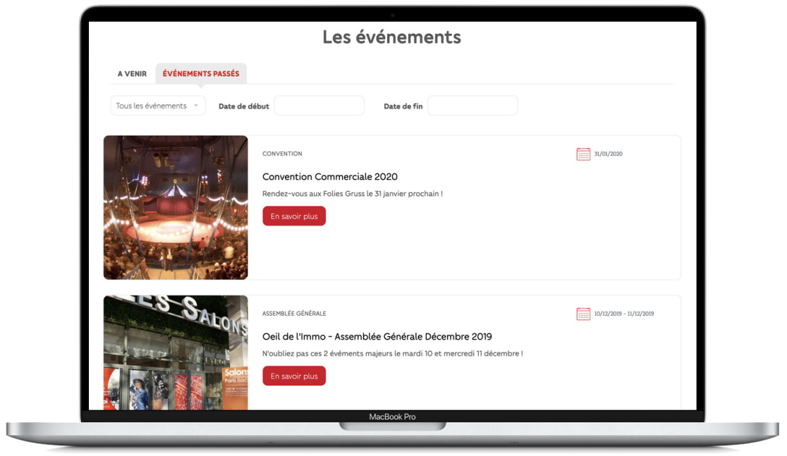 MyORPI events